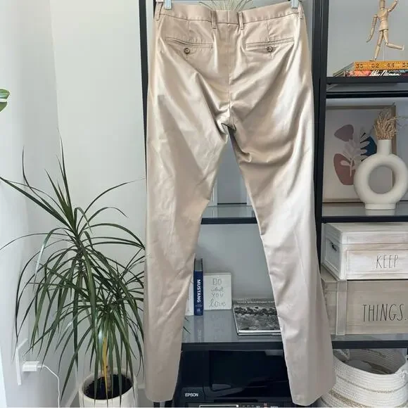 Bonobos Weekday Wednesday Tan Khaki Mid Rise Straight Slim Leg Men’s Size 33x36 - Picture 3 of 10